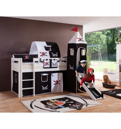Cama alta infantil Piratas