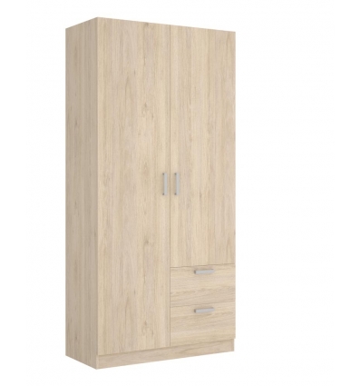 Armario 2 Puertas y 2 Cajones 