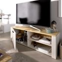 Mueble de TV bicolor