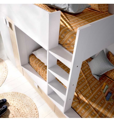 LITERA TREN CON CAJONES Y ARMARIO TIVOLI