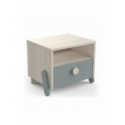 Mesita De Noche Infantil Con Cajon