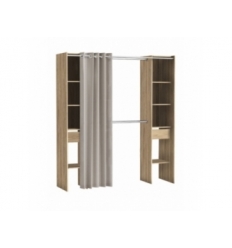 Vestidor doble con Cortinas