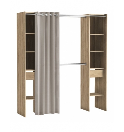 Vestidor doble con Cortinas