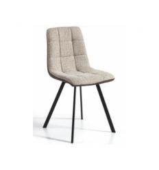 Silla De Comedor Tapizada Beige