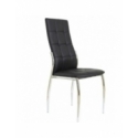 Silla De Comedor Polipiel Negro