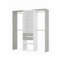Mueble vestidor blanco / cemento