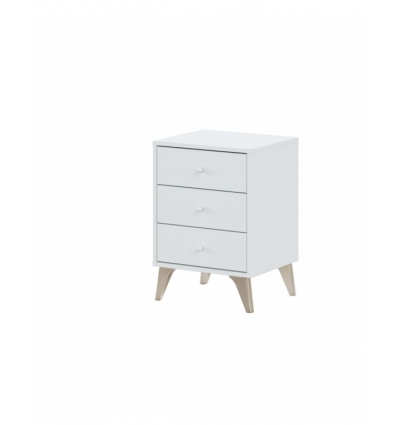 Mesita De Noche Con Cajones