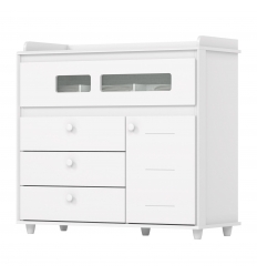 CÓMODA INFANTIL CON CAMBIADOR CELESTE