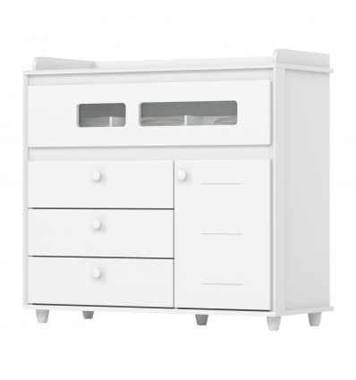 CÓMODA INFANTIL CON CAMBIADOR CELESTE