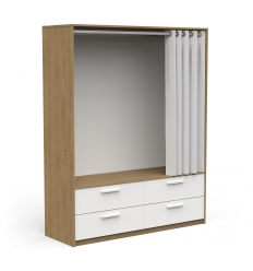 ARMARIO ABIERTO CON CAJONES TERRY