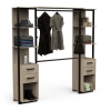 VESTIDOR  CON CAJONES ESTILO INDUSTRIAL EBAN